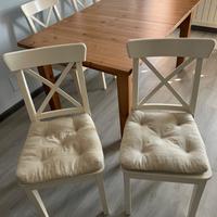 Sedie da cucina in legno Ikea