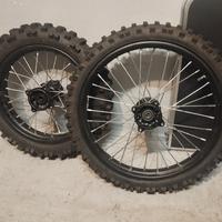 coppia cerchi pitbike 