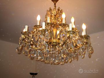 Lampadario gocce 20 luci