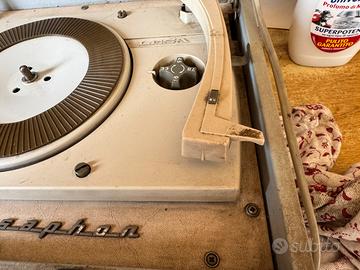 Giradischi lesa valigia stereo