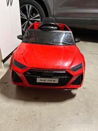 Macchina elettrica per bambini Audi RS 6 Rossa