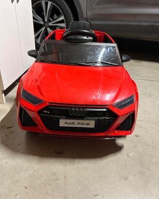 Macchina elettrica per bambini Audi RS 6 Rossa