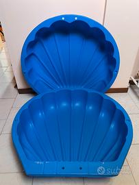 Sabbiera conchiglia per bambini