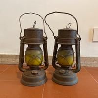 Lanterna Feuerhand Sturmkappe DBP originale anni50