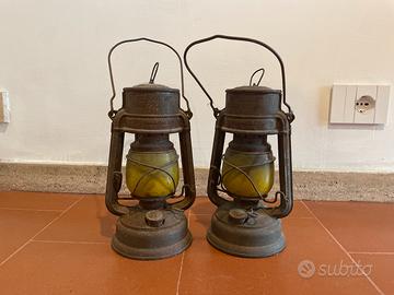 Lanterna Feuerhand Sturmkappe DBP originale anni50