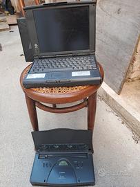 PC portatile+ mini stampante vintage