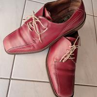 Ratti scarpa elegante rossa strigata uomo n. 40