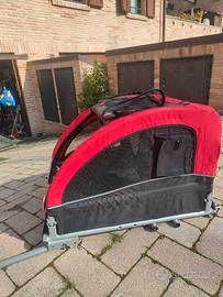 carrellino per cani da bicicletta 
