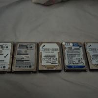 lotto 5 hard disk sata per portatili