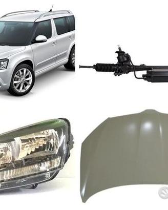 Skoda Yeti frontale cofano fanale freni cerchi 13-