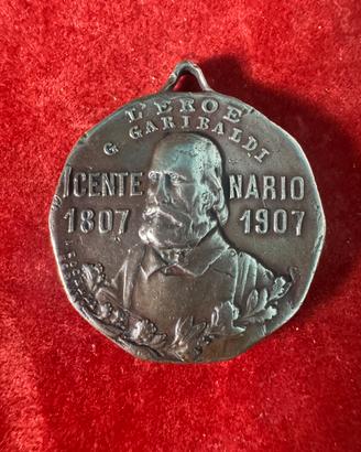 Medaglia in bronzo per il centenario Garibaldi 190