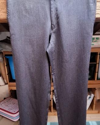Pantaloni Marron Lana