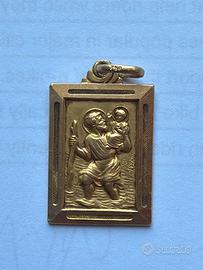 medaglia pendente san cristoforo