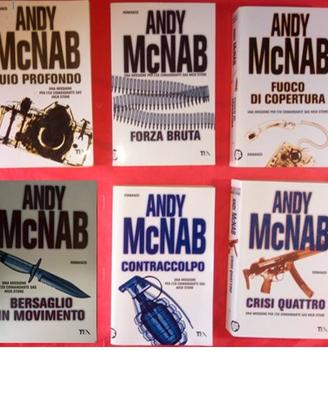Libri vari di Andy McNab, ed altri autori