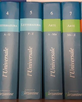 Le Garzantine Enciclopedia Universale 26 vol,altro