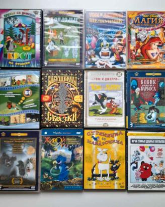 DVD di cartoni animati in russo