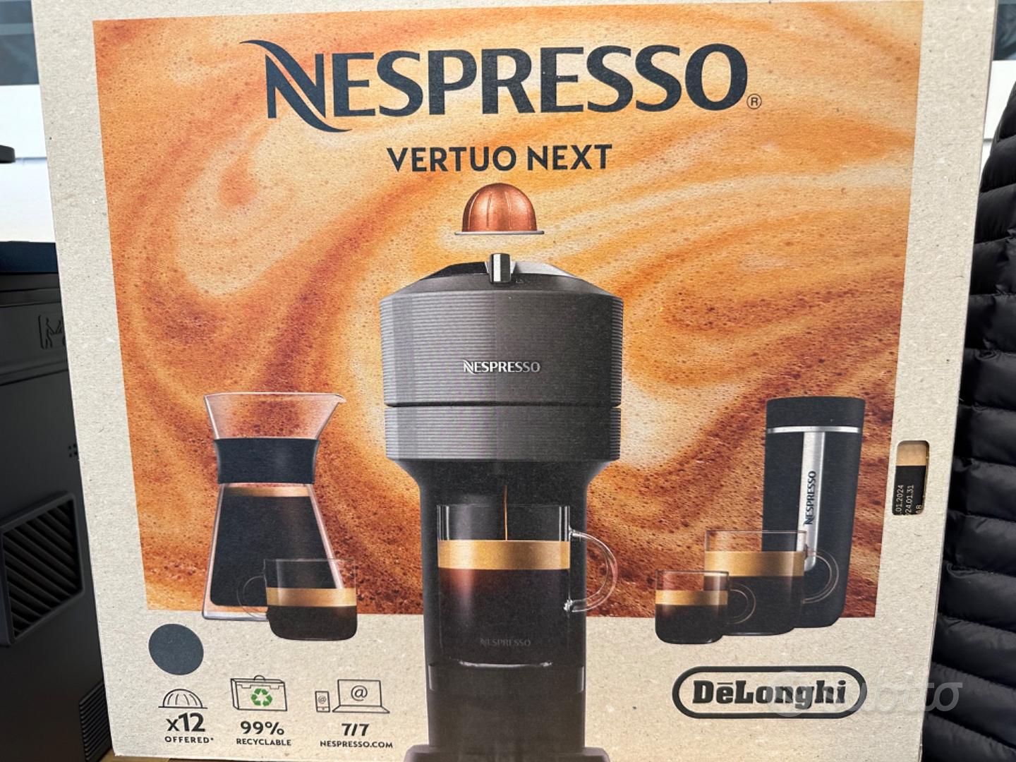 MACCHINA DA CAFFÈ NESPRESSO VERTUO NEXT ORIGINALE - Elettrodomestici In  vendita a Venezia