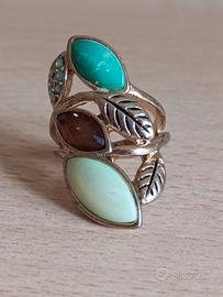 Set 6 anelli, varie tipologie, bigiotteria