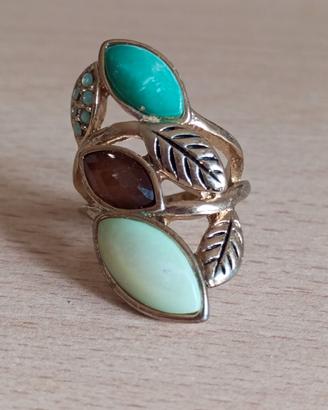 Set 6 anelli, varie tipologie, bigiotteria