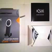 Ksix Studio Live Pocket LED Ring Light + supporto