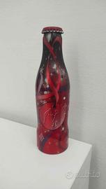 Bottiglia Metallo Coca Cola Natale 2002