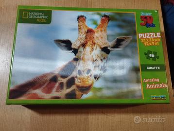 Puzzle 3D Giraffa 48 pezzi National Geographic