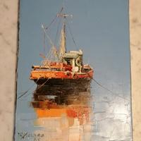 Tela 30x40 "La Barca - Antonio Di Viccaro