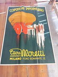 manifesto pubblicitario  Moretti 
