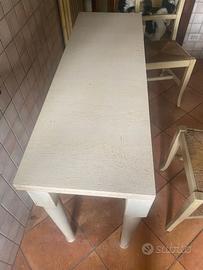 tavolo chiudibile bianco (da 2 a 4 posti)