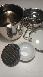 Pentola/spaghettiera/vaporiera Berghoff con grattu