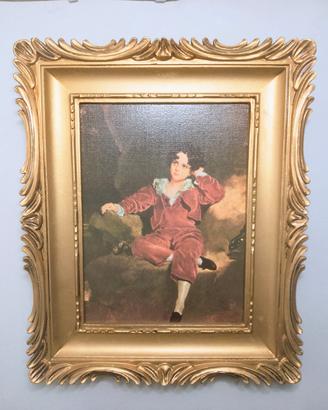 Quadro Vintage "The Red Boy" di Thomas Lawrence 