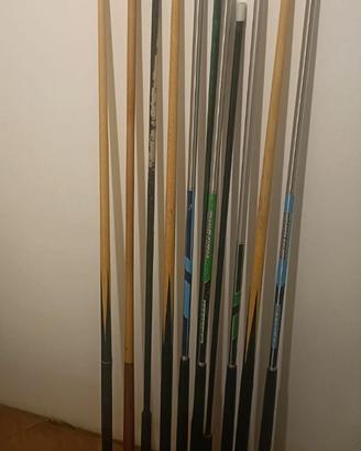 11 STECCHE BILIARDO CARAMBOLA