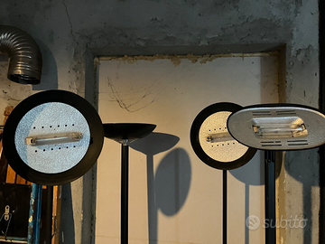 Coppia di lampade da terra alogene