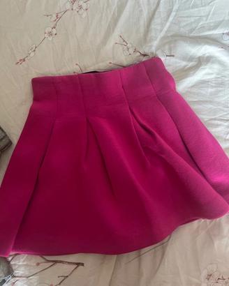 Gonna PLEASE tessuto scuba fuxia