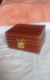 scatola pelle portagioie