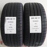 2 gomme 205 40 17 michelin a748