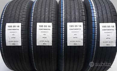 4 GOMME 195 55 16 CONTINENTAL RB24