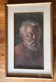 Quadro dipinto a olio su tela - anni ‘60