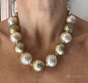 Collana elegante perle oro ✨ effetto lusso