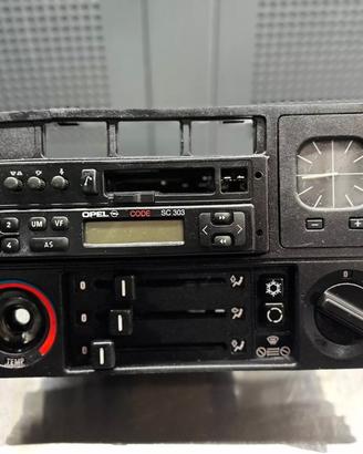 bmw e 30 pannello controllo clima e orologio clima