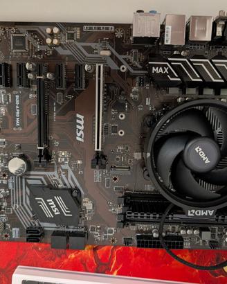 AMD Ryzen 5 2600 con Scheda Madre MSI B450-A PRO M