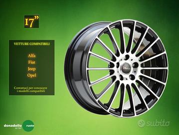 Cerchi in Lega Avus 17" Opel Alfa e altre