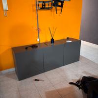 Mobile besta ikea grigio