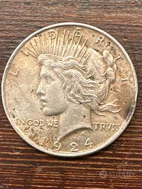 USA Peace Dollar 1924