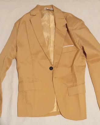 Abito elegante uomo khaki estivo - Taglia 44