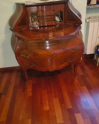 Secrétaire il legno intarsiato