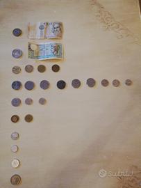 Monete e baconote italiane antiche 
