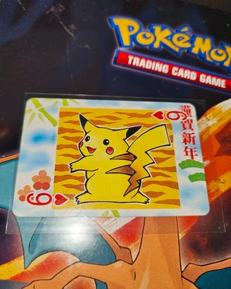 Carta Gioco Pokemon Pikachu Vintage