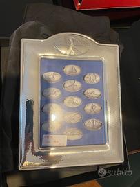 Cornice argento tema golf