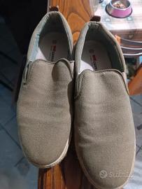 mocassino carrera in denim verde tg 42